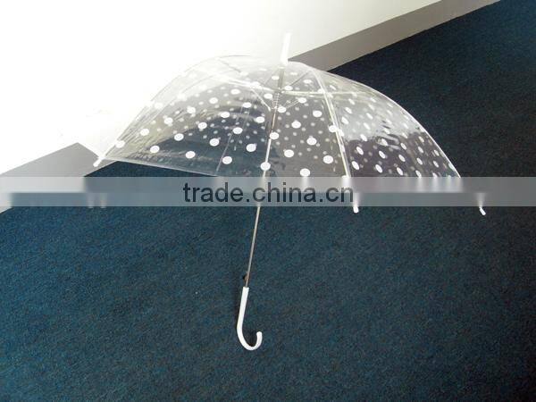 21" Cheap POE Transparent Umbrella