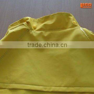 0.35mm yellow pvc raincoats