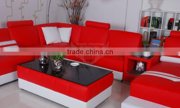 Sumeng 2016 top grain leather china furniture sofa
