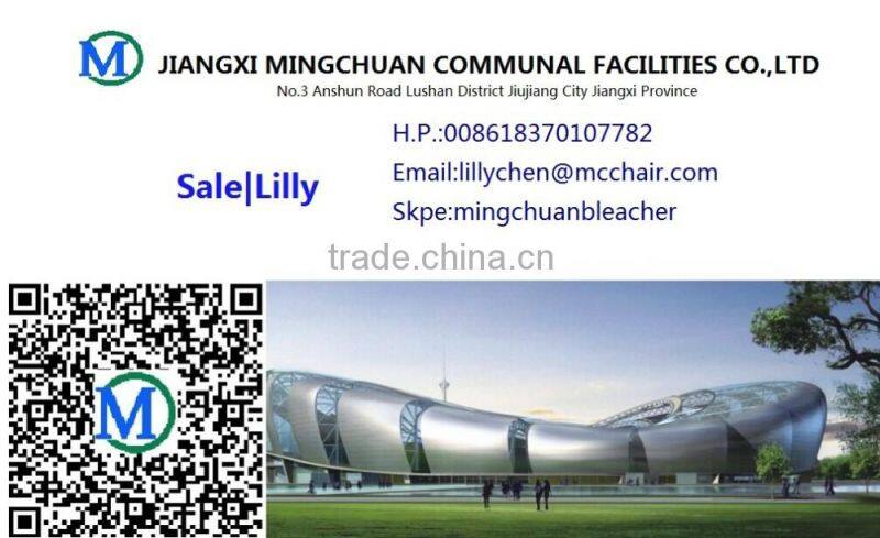 Venus folding bleacher mobile portable grandstand