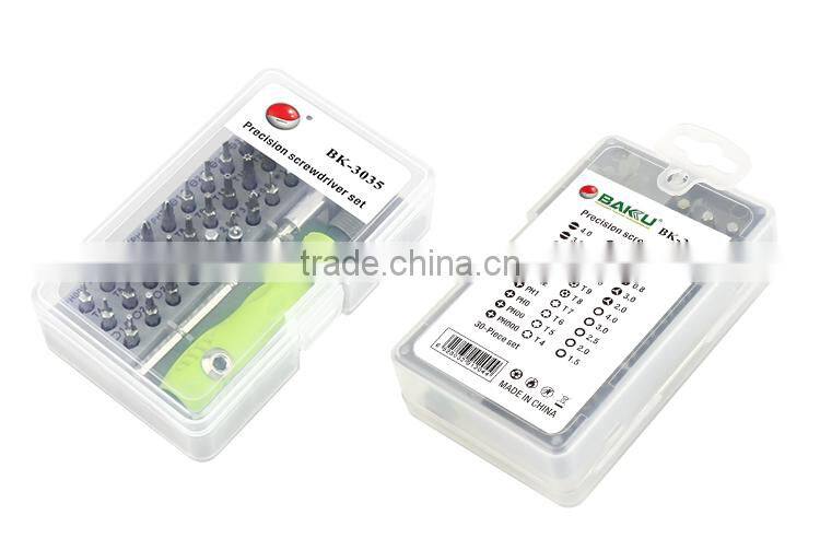 BAKU 2015 New product high quality precision screwdriver set tool set 30 in 1 BK3035