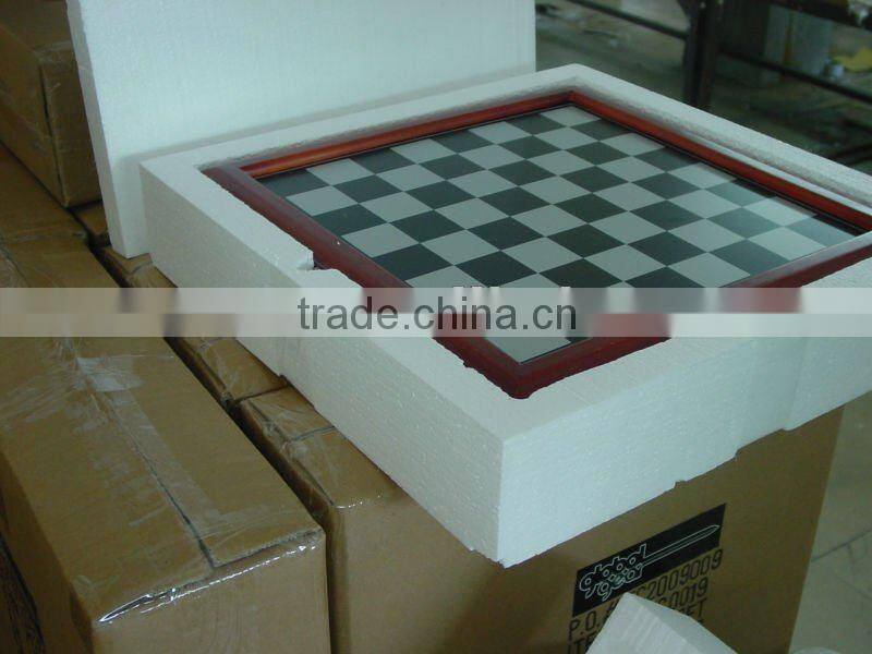 Personalized Wooden Board Metal Chess Set