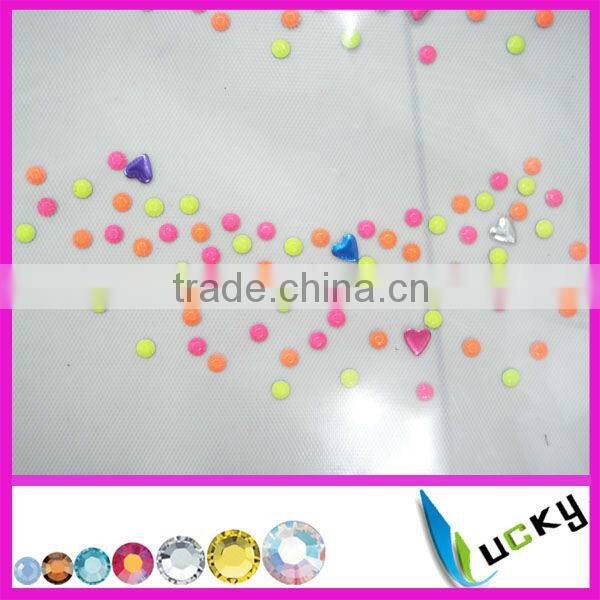 hot fix rhinestuds neon lime hotfix octagon neon lime