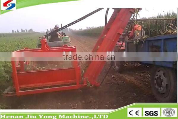 JIU YONG Best Quality Combined Potato Harvester with Self-loading System