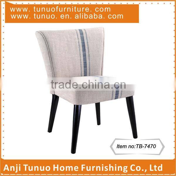 TB-7470, ,Linen coverd chair for child&party with a strip on the back