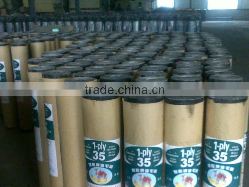 manufacturer: 70lbs camel brand asphalt roofing felt, Camel BRAND for roof waterproofing