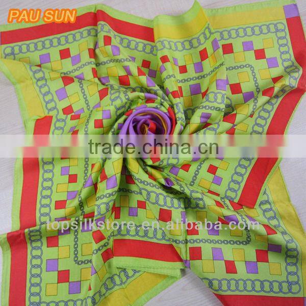 2013 lastest silk scarf women 90cm*90cm