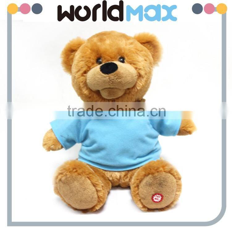 Custom Chinese Cute Brown Teddy Bear Plush Toys