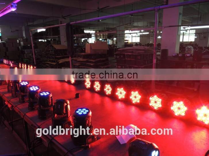 Outdoor stage equipment waterproof IP:65 7pcs 15 watts led par light
