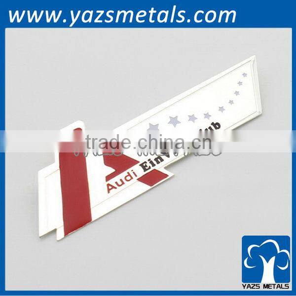 cheap metal company logo sticker