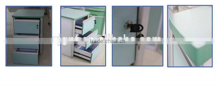 Wooden hospital 3 drawer bedside cabinets,Hospital furniture manufactures