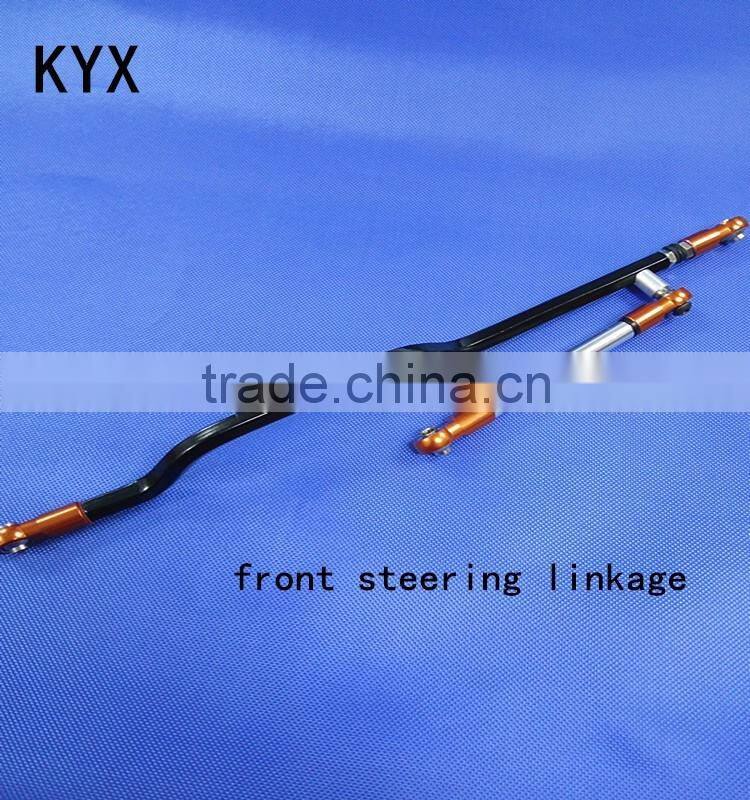 kyx rock climbing car billet machined alloy front steering linkage for axial wraith