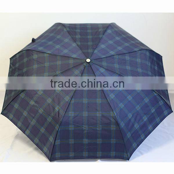190T pongee simple green umbrella for sunshade