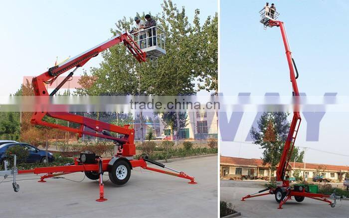 DISCOUNT! Trailing hydraulic small spider boom lift for sale