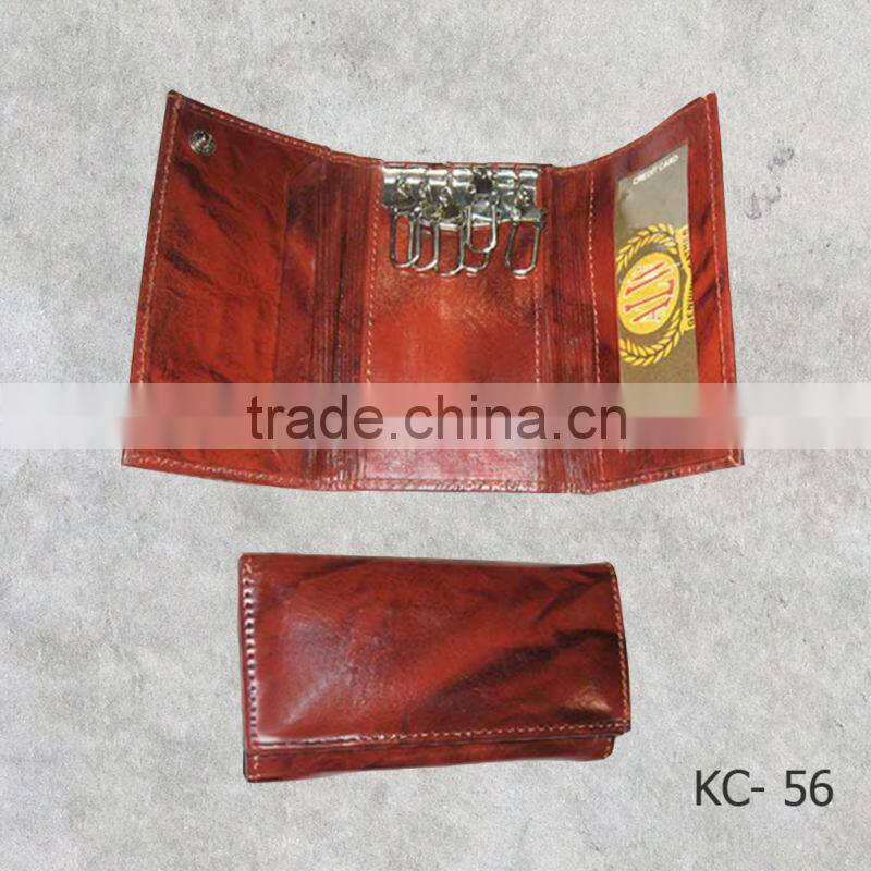 leather key pouch