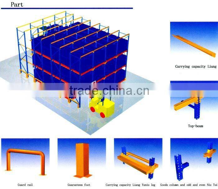 Nanjing high capacity cool room pallet storage rack