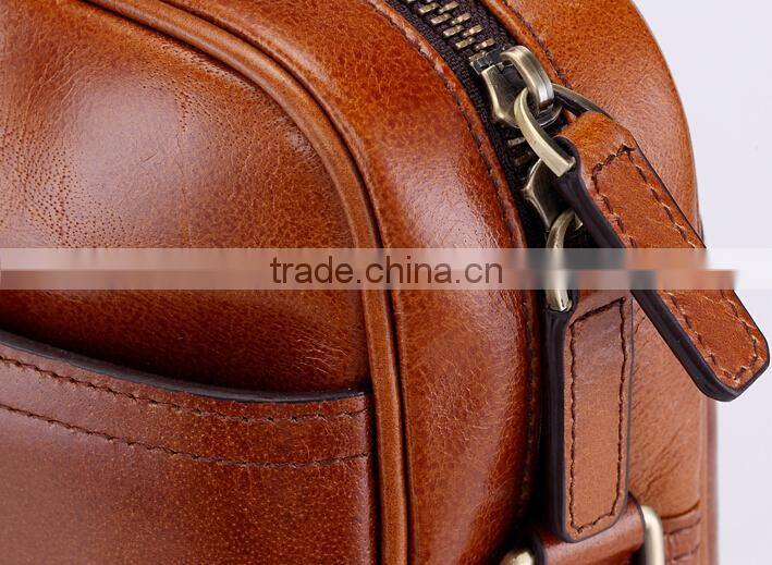 2015 new style black leather briefcase,office supply briefcase ,customised briefcase