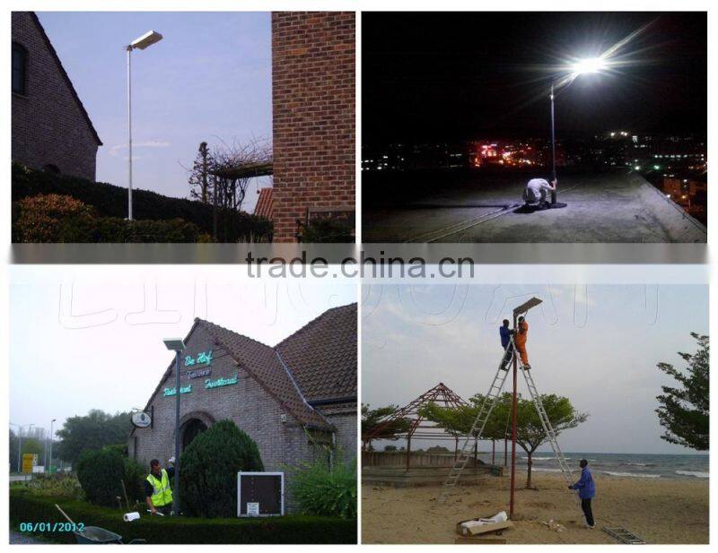 15W motion sensor solar led street light
