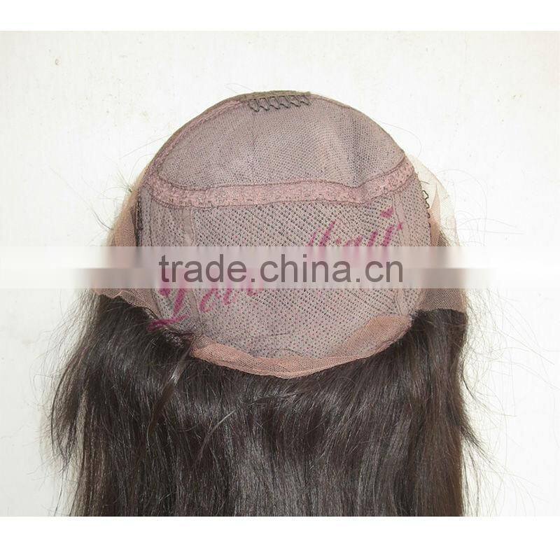 5a top quality Swiss lace cheap Brazilian human hair full lace wig