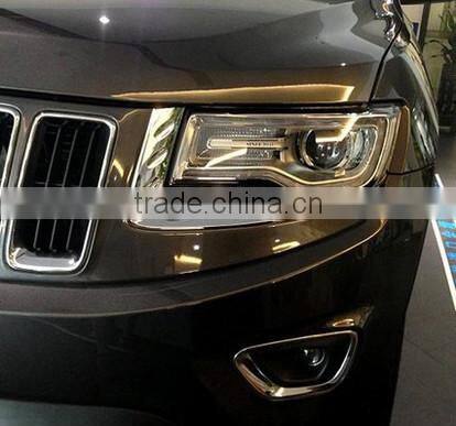 2014 Grand Cherokee head lamp cover with high quality