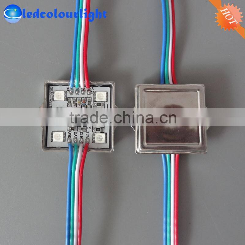 35mm ws2801 dmx led festoon module rgb pixel christmas lights