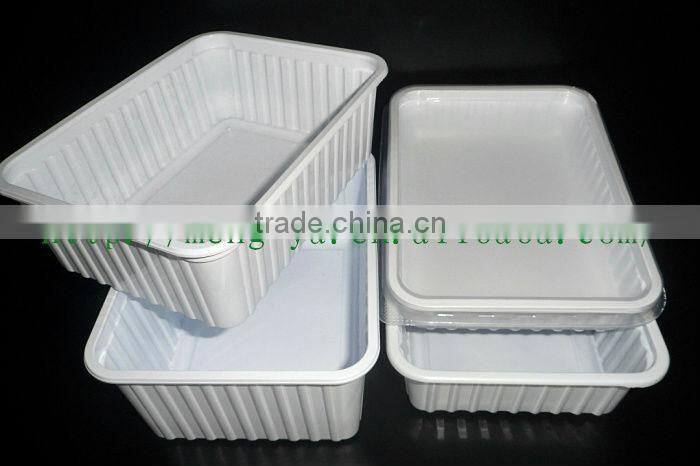 Disposable PP Plastic meal box with lid