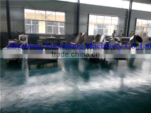 XDL-8500 industrial automatic continuous fryer/frying machine with CE certifcate