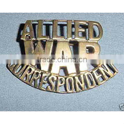 Customzied metallic badge for cap