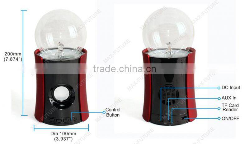 Plasma Magic LED Ball Bluetooth Wireless Speaker With Sound Responsive Light Show
