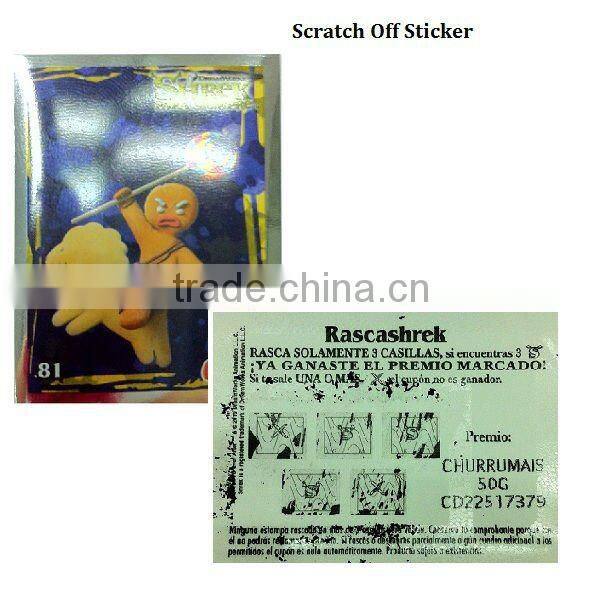 Sticker - PVC Sticker With Scratch Off Effect