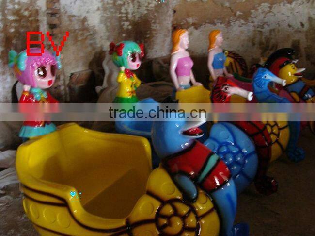 kids entertainment machine mermaid jumping machine