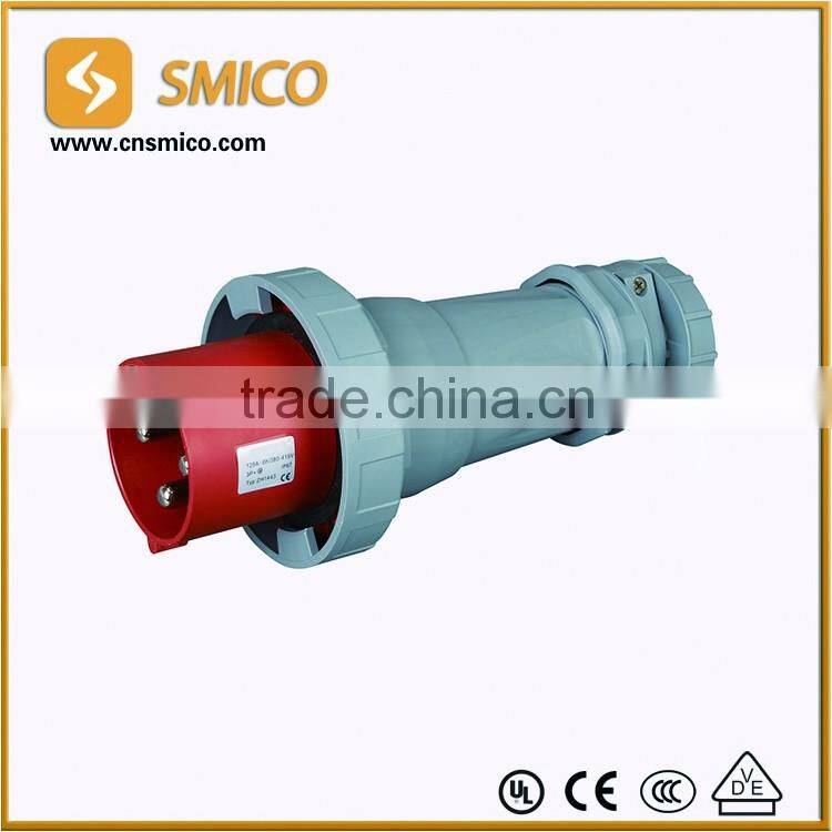 CEE 4 pin industrial electrical plugs and sockets.connectors