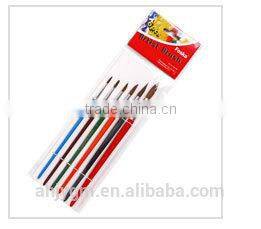 White Box/Opp bag/Blister card Packing Wooden Handle Wool Hair Artist Brush/professional artists painting brushes-253series