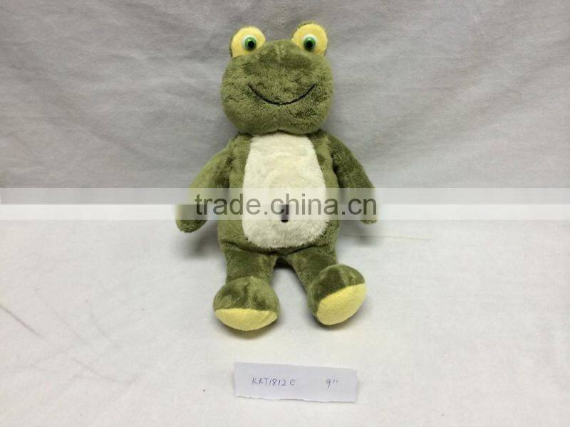 plush frog toy, lovely plush frog toy