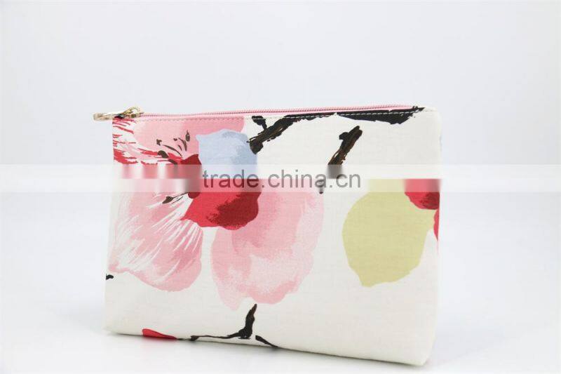 Fashion Promotional Travel Canvas Cosmetic Bag Wholesale