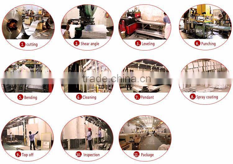 Interior ceiling decoration aluminium blade ceiling