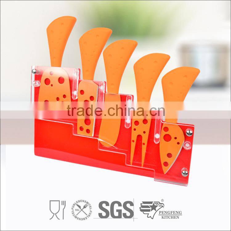 Non-stick Coating Cheese Set with PP+TPR Handle