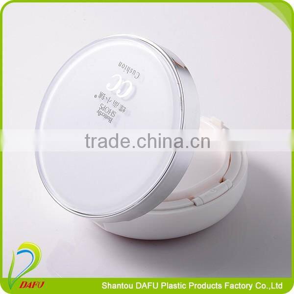 New style plastic CC foundation skin care cream use compact cosmetic box