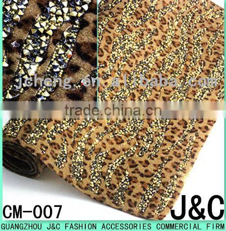 8*8 square glass stone mesh roll 24*40 cm hot fix glue mesh trimming