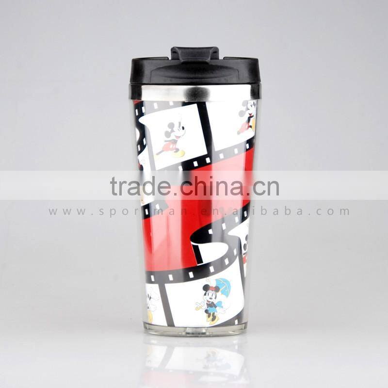 Colorful paper coffee cup fancy mug bulk buy from China travel mug