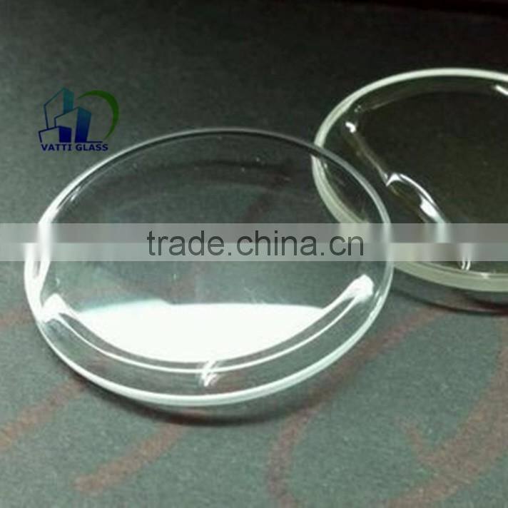 high quality round clear sheet glass for wall clocks