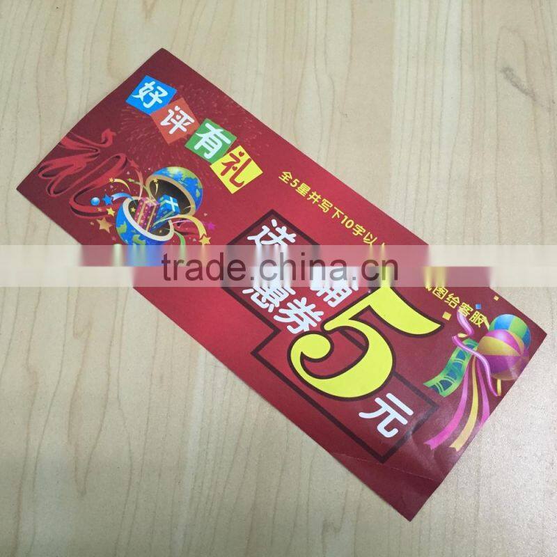 Safety Custom Paper Hang Tag