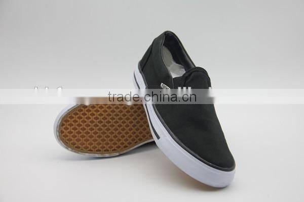 slip on style and rubber outsole material blank canvas shoes