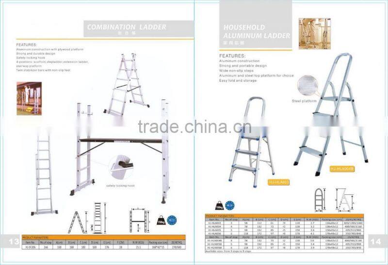 Muliti -purpose House-hold Aluminum ladder