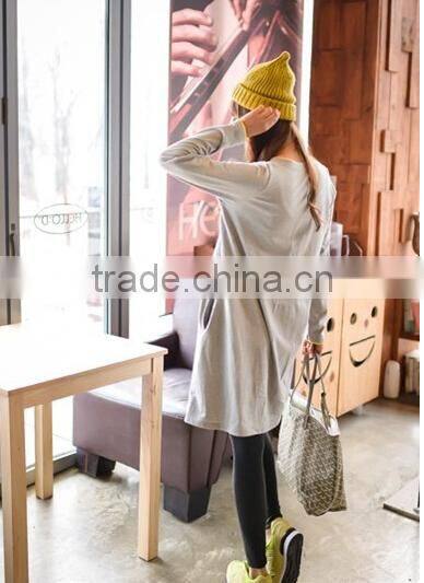 2016 new design autumn nursing dress, fashion maternity dress, korean maternity clothes