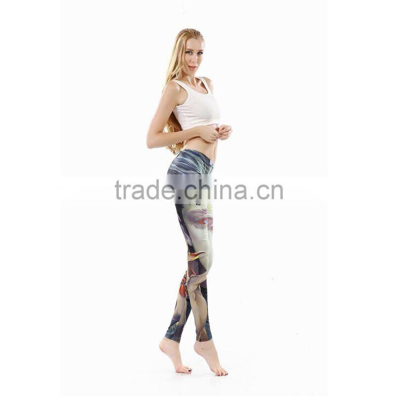 2016 Summer New Design Spandex / Polyester Yoga Legging