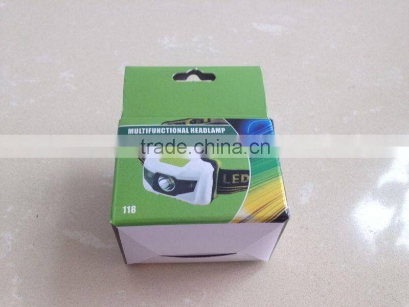 waterproof powerful 3W headlamp led for reading walking camping