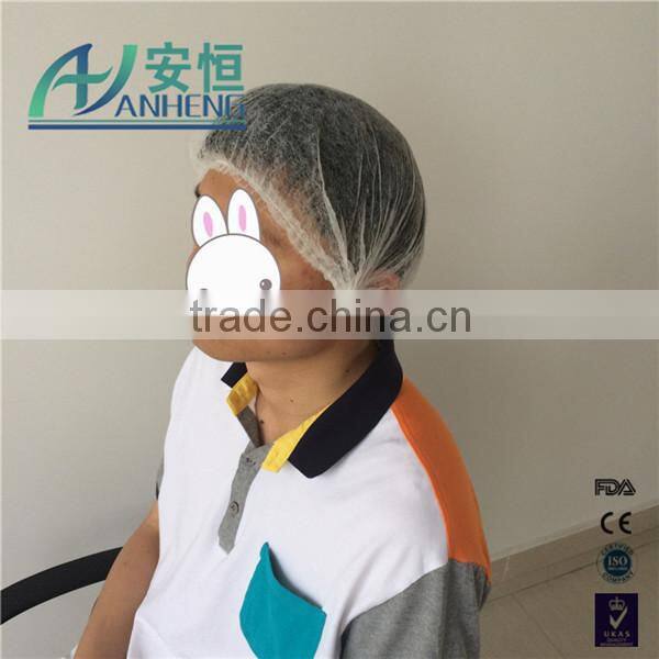 head protection nonwoven hair nets single / double elastic