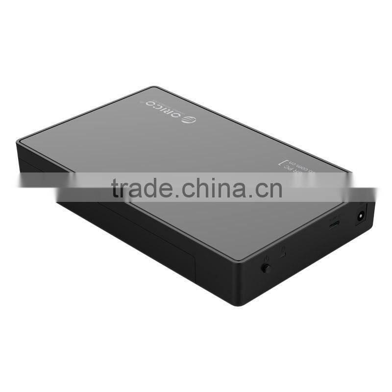 ORICO 3588C3 USB C 2.5 3.5 hdd enclosure blace plastic 8tb hdd caddy