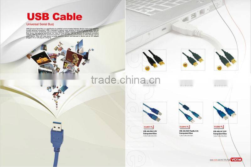 Nickel-plated AM/BM 3.0V USB cable